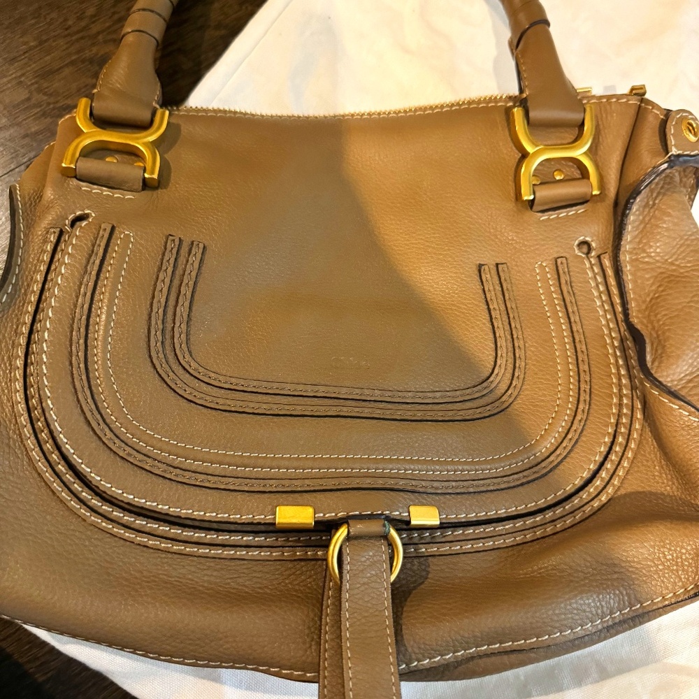 Chloè Small Marcie Leather Satchel